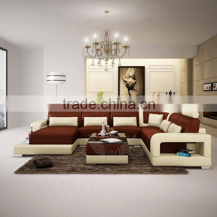 Sumeng low price made in china leather sofa