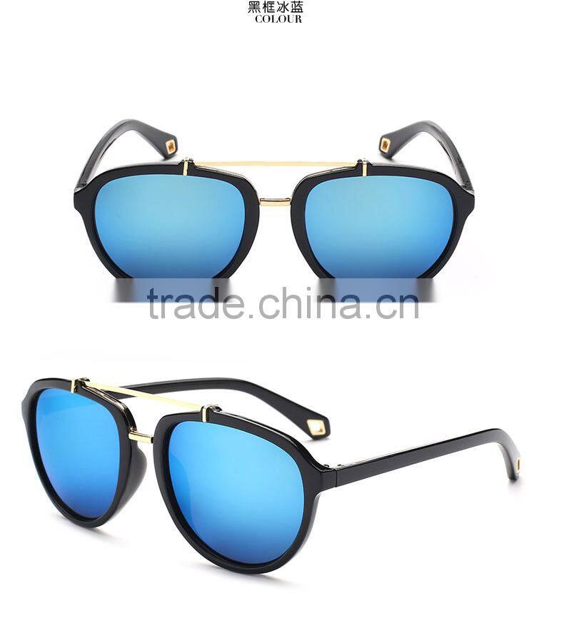 New product high quality Dazzle colour sunglasses