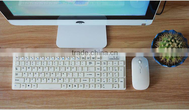 Computer Peripherals chocolate white wireless keyboard and mouse combo