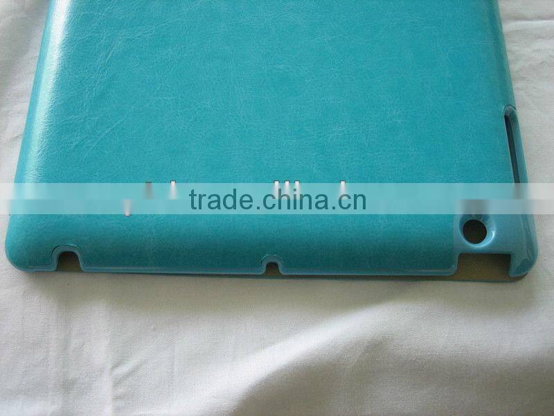 fashion high quality leather PU for ipad case