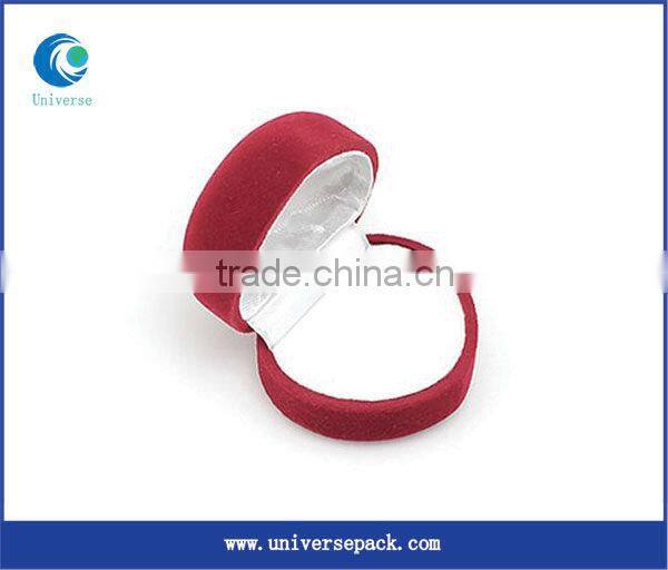 heart shape velvet gift box with custom logo