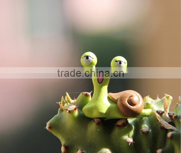 462697 Gifts & Crafts Resin Crafts Micro Landscape Resin Ornament Of Snail Decorations For Bonsai Plants