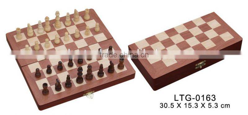 Portable Outdoor chess set Wooden box
