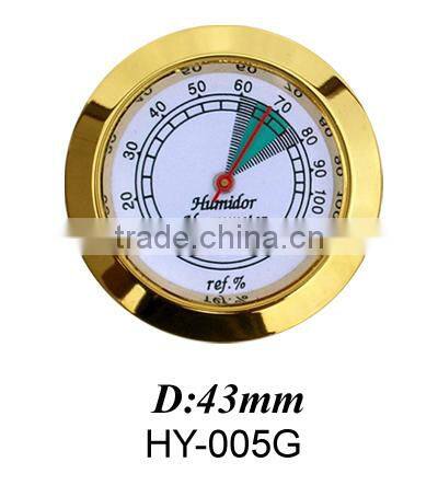 Dry wet hygrometer for cigar humidor