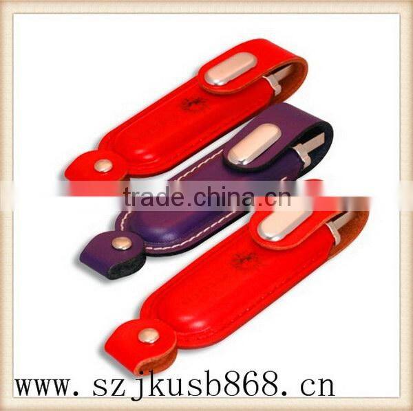 New products super quality usb leather flash