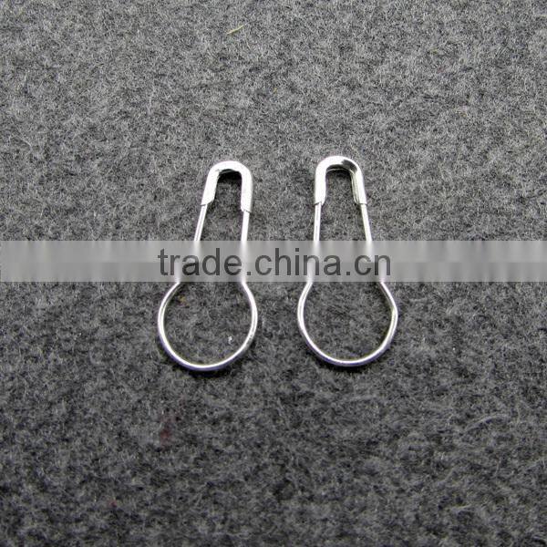 Nickel Safety Pin Pear Shape