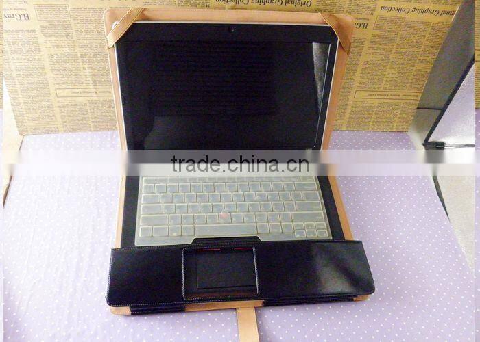 Luxury PU leather laptop protector case for lenovo PC case for notebook computer cover wholesale