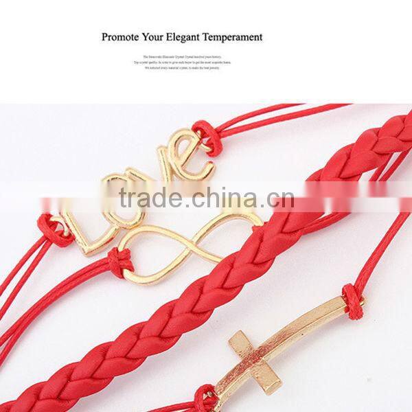 2014 wholesale love couples bracelet
