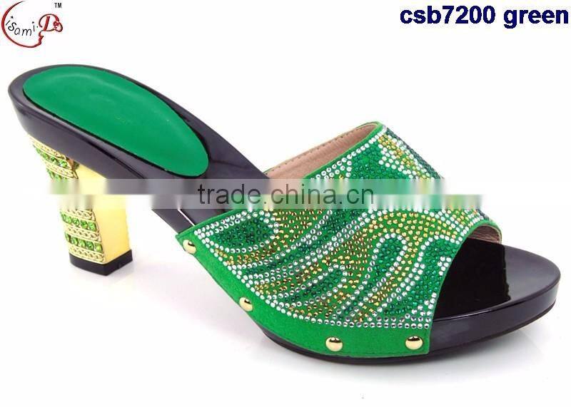 csb7200 Africa 2016 fashion women shoes for party evening Italy shoes matching purse fashion wedding shoes