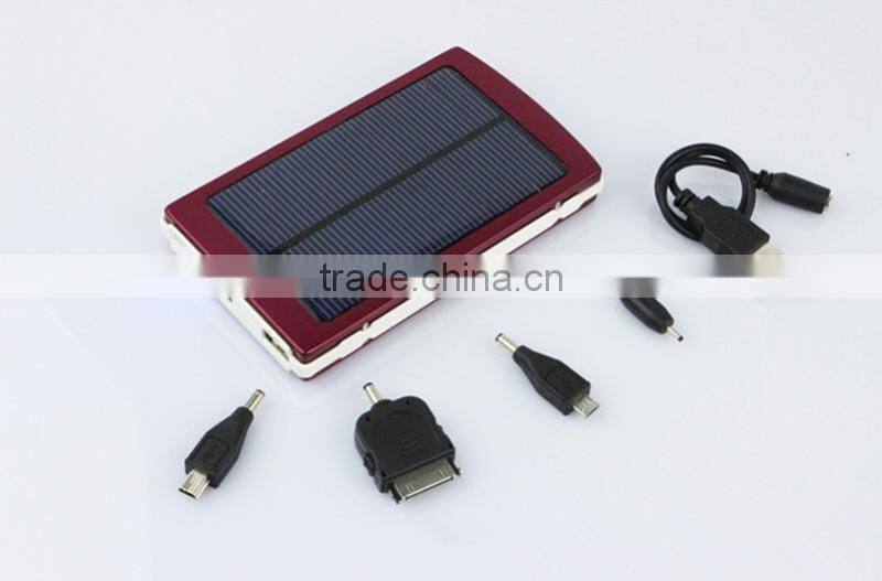 solar charger 10000mah solar power bank case