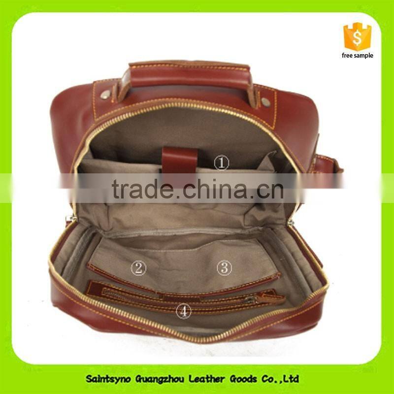Wholesale Vintage Leather backpack, Durable Leather Travel Backpack 16862
