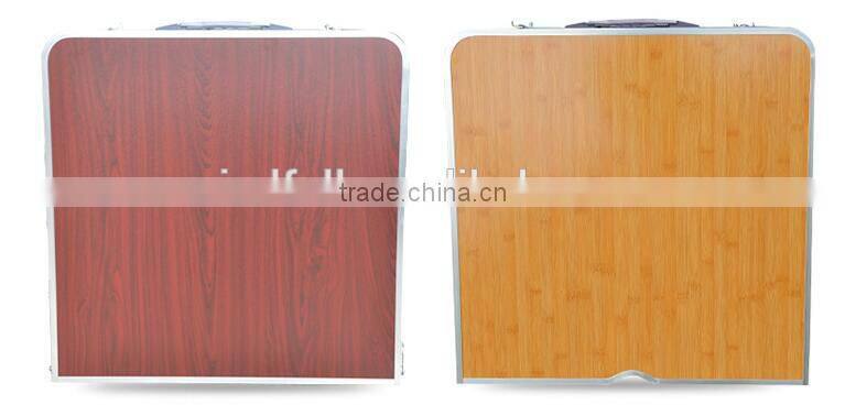 Wholesale High Quality MDF Aluminum Folding Adjustable Outdoor Table