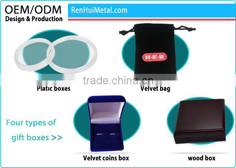 Hot popular Black oem/odm gold coin box