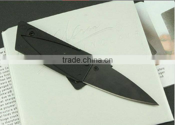 HIGH QUALITY OEM CREDIT CARD PORTABLE FOLDING KNIFE SURVIVAL KNIFE TOOL KNIFE UDTEK01852