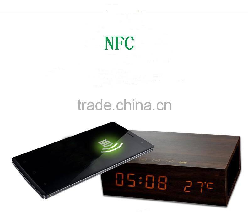 bluetooth speaker square Wooden bluetooth speaker with bass