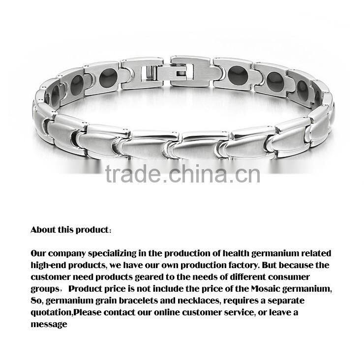 titanium germanium magnetic bracelet with cheap price tungsten germanium 99.9999%