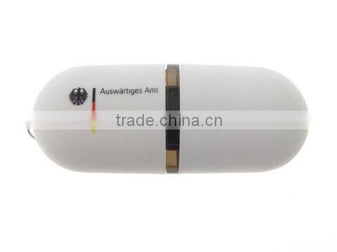 Hot Sale High Quality Plastic Capsule shaped USB OEM free service (U-101)