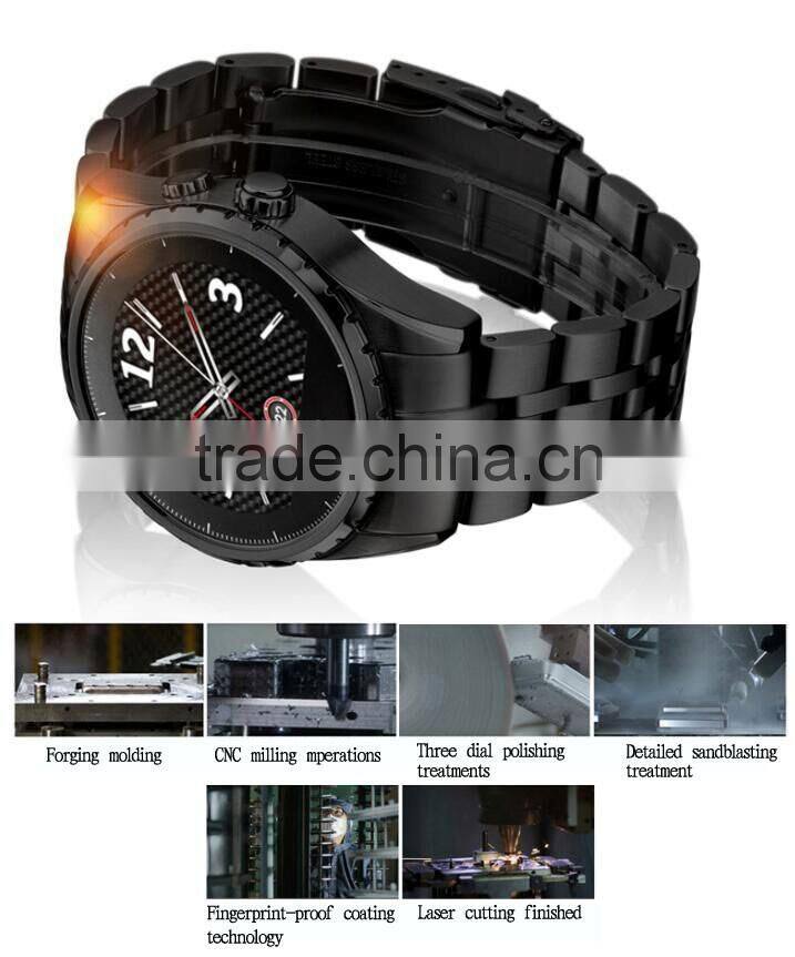 Bussiness type wrist watch waterproof smart watch with heart rate monitor
