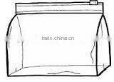 slider zipper bag/huakuai bag/pouch with slider zipper