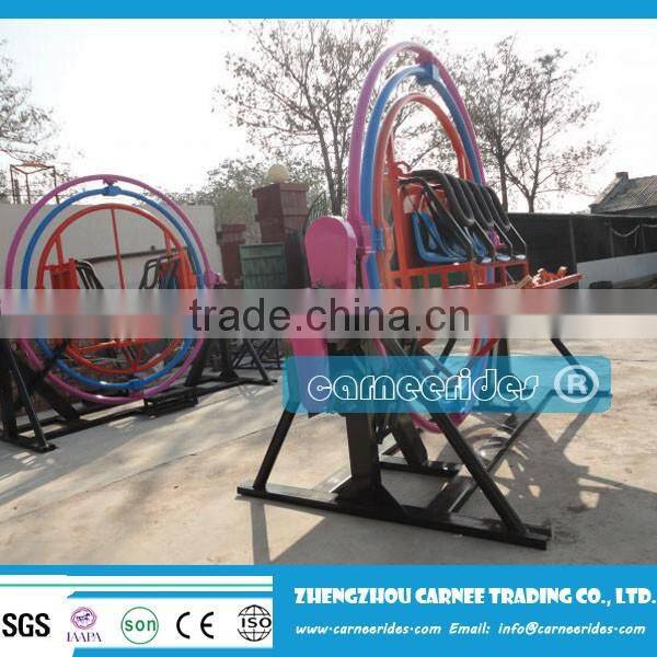 High Safety Theme Park Games 2 seat Human Gyroscope For Sale