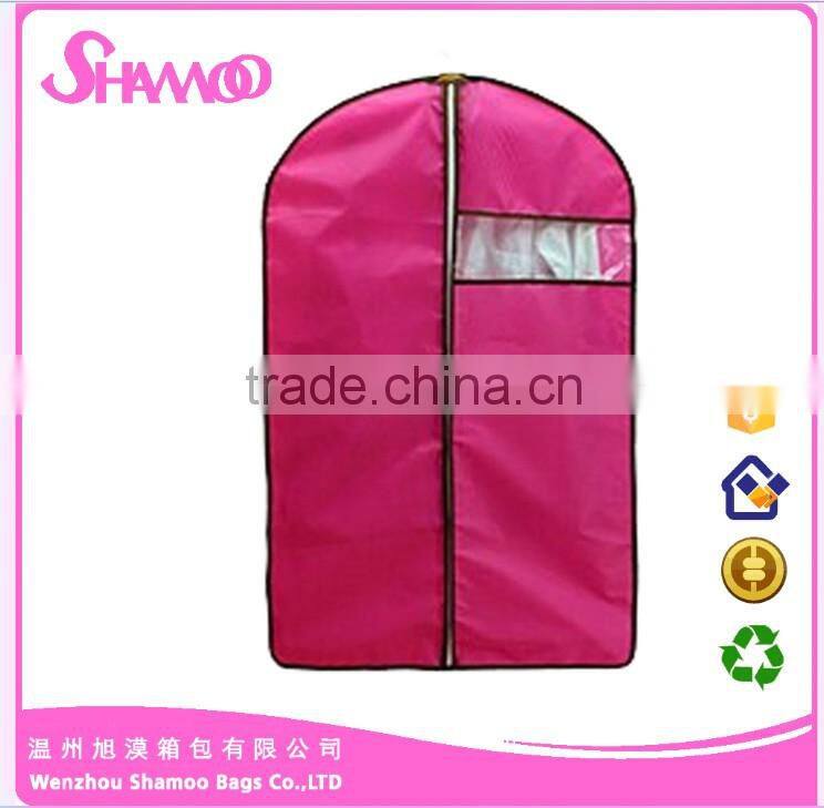 OEM manufacturer foldable reusable fabric wedding dress cover bag