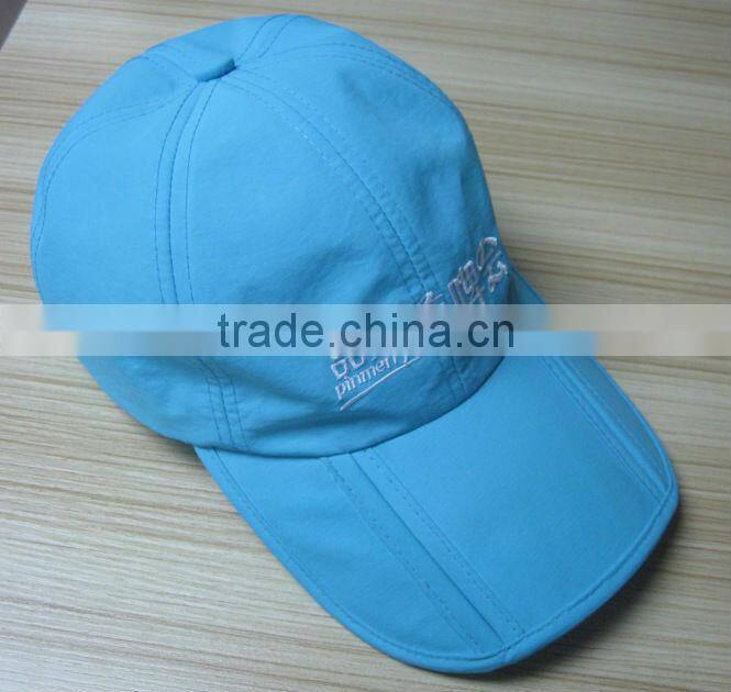 100% Polyester Foldable Embroidery Baseball Cap