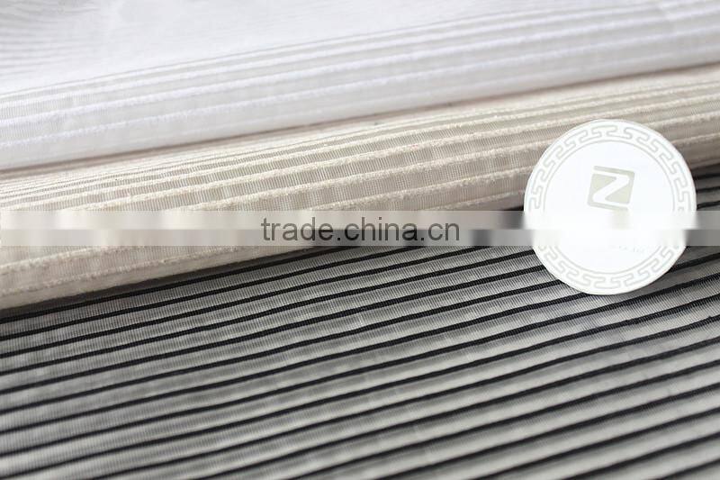 Cotton stripe jacquard organza dress fabric for women's fashion dresses or tutu dress fabric