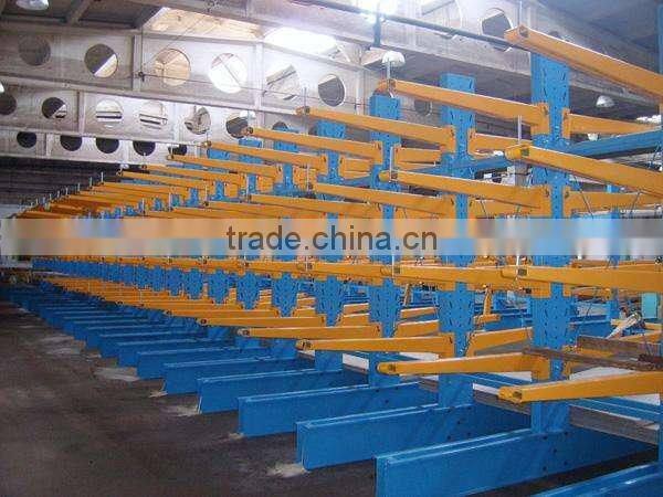 Outdoor durable Cantilever racks warehouse steel storage rack