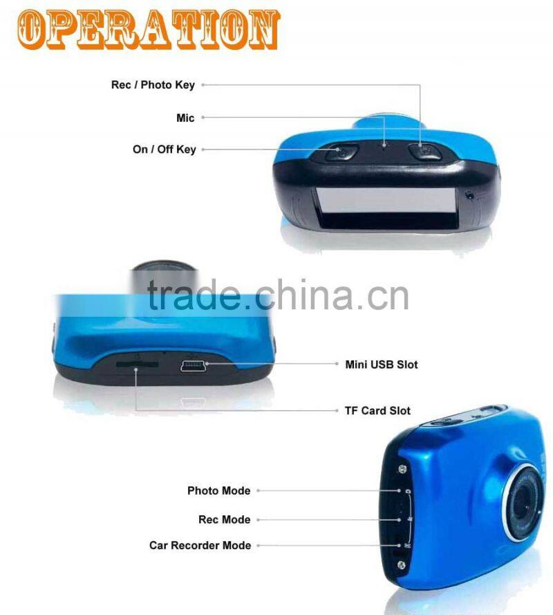 2.0 Inch Water Proof Sports DV /Diving Camera Touch Screen Sports DV/Camera DV200