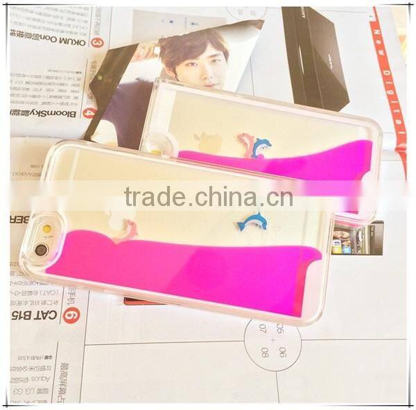 Creative Design Colorful Liquid Phone Case For iPhone 6s 6s Plus