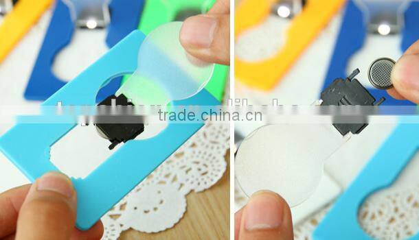 Portable Pocket Purse Wallet LED Card Light Lamp