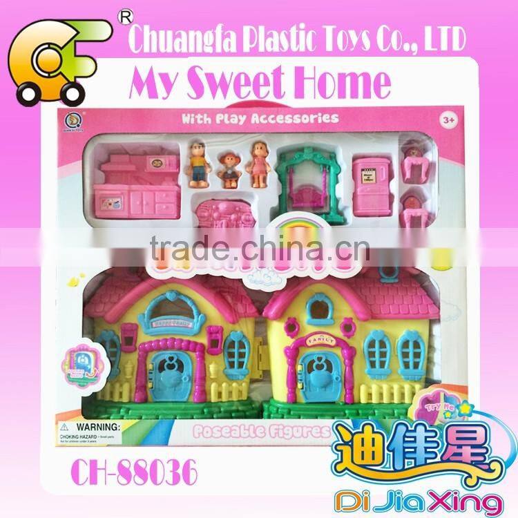 Diy toy house Villa House Toys Doll House Toys Villa