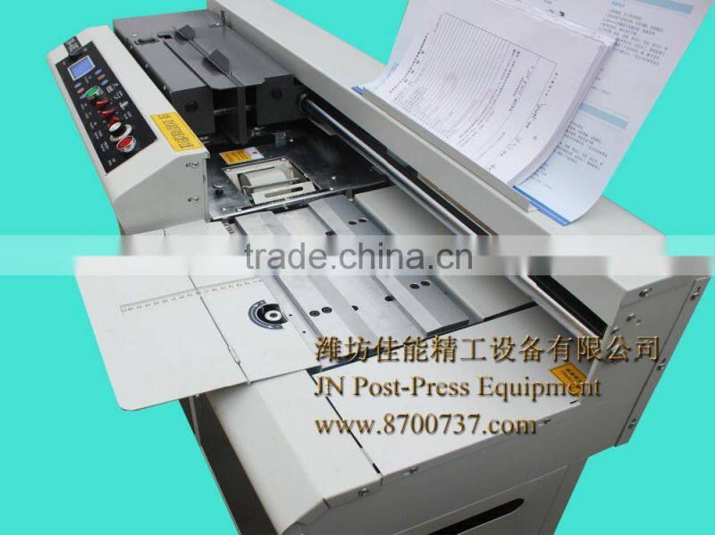 Hot melt glue book binder with roughener unitJN-40E