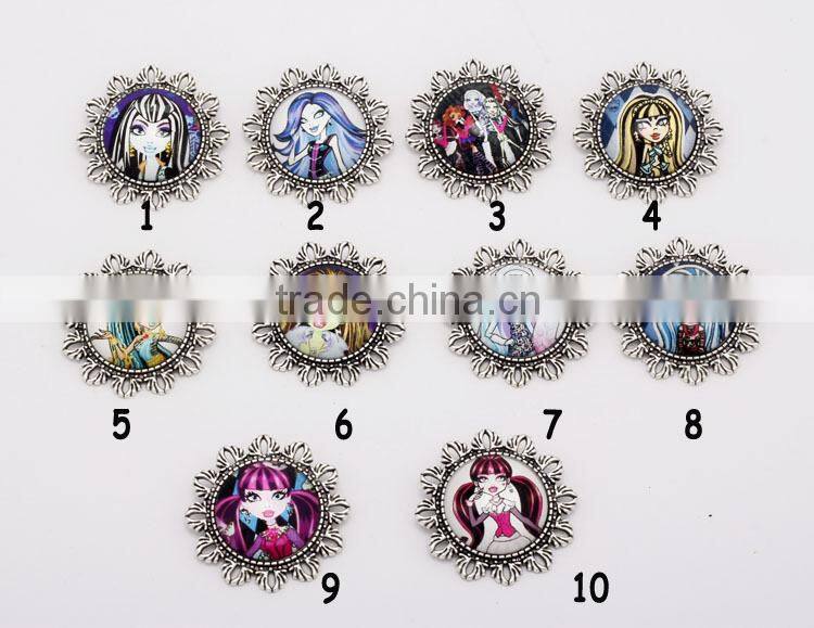 China wholesale brooch silver plated fairy spirit crystal brooch pins jewelry fashion factory