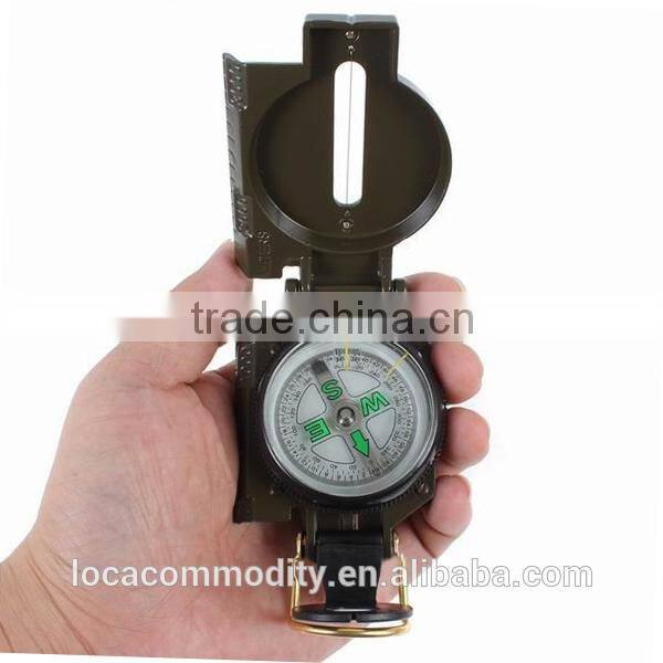 army lensatic military compass with alminium-alloy body