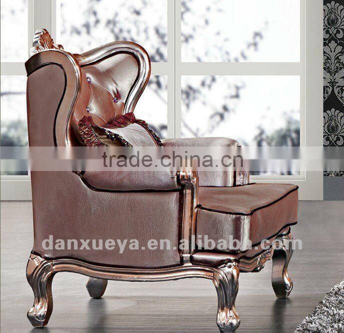 Classic royal imperial golden fabric sofa