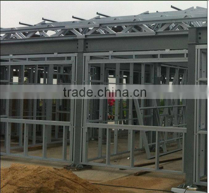 easy building light weight prefab steel structure