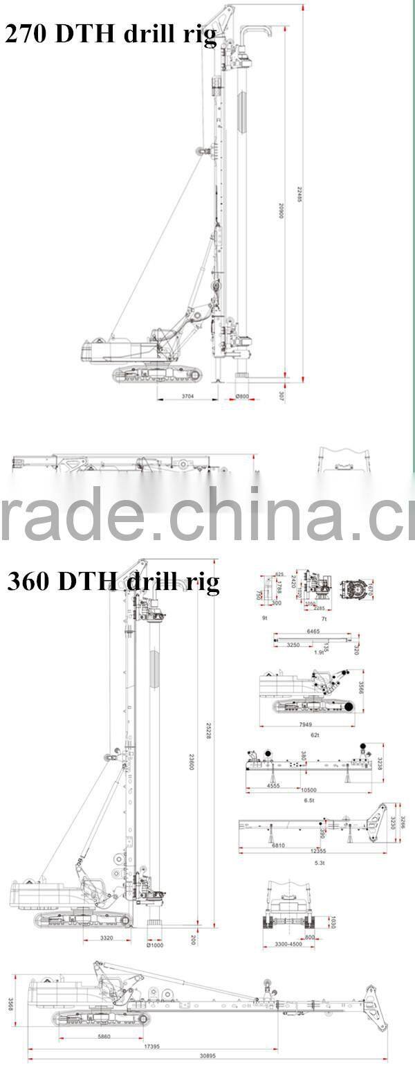 FAE Large Dia. DTH drilling rig