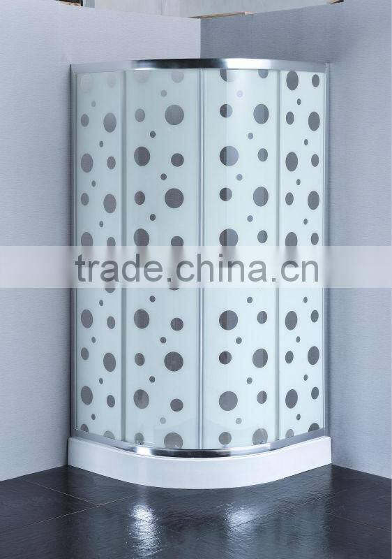 Nice shape water massage hydro shower enclosure