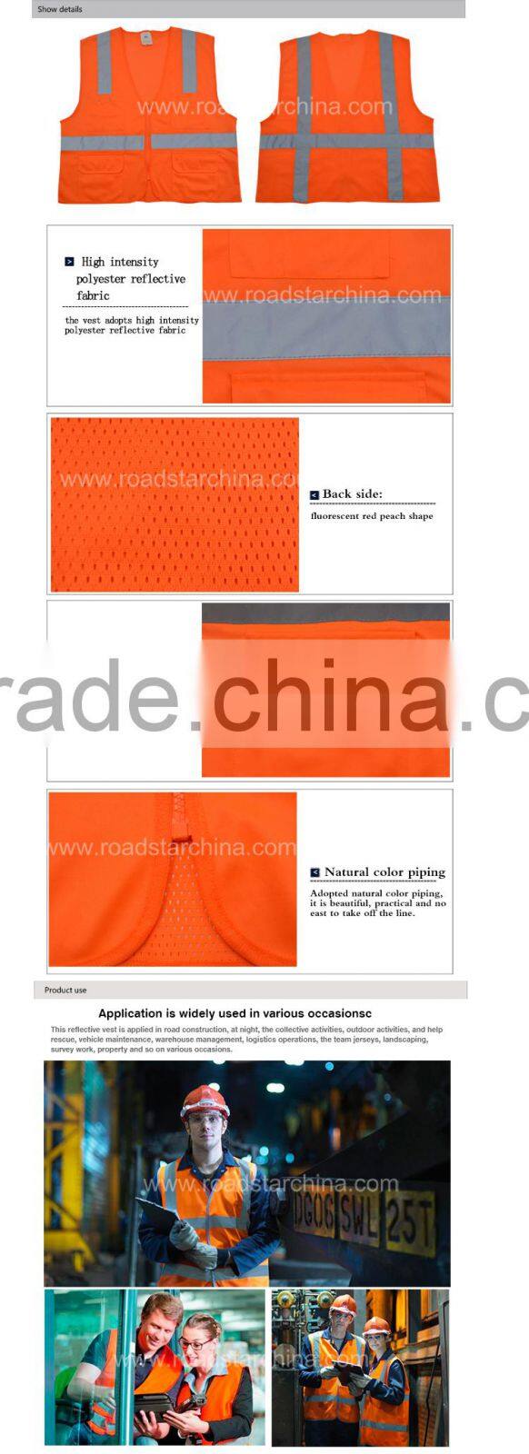 Multi-function pocket reflective running vest