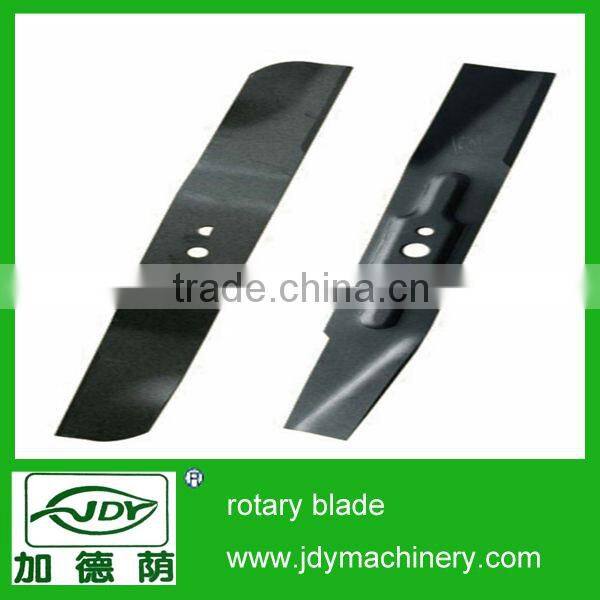 high lift notched lawn mower blade