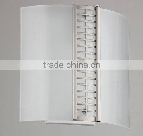 2015 new hotel glass Wall Lamp with brown Finish UL CUL ETL ZHONGSHAN Lighitng factory