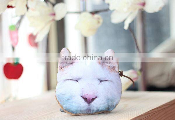 Popular Cathead Cat-people Fabrics Unisex Coin Wallet Wholesale ZTCW-0030