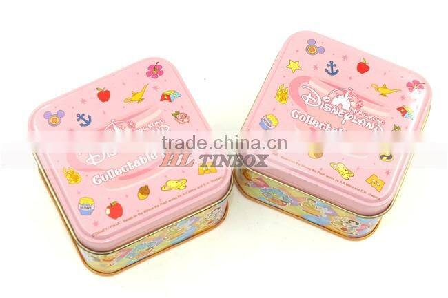 Custom Printing Metal Square Small Tin Box