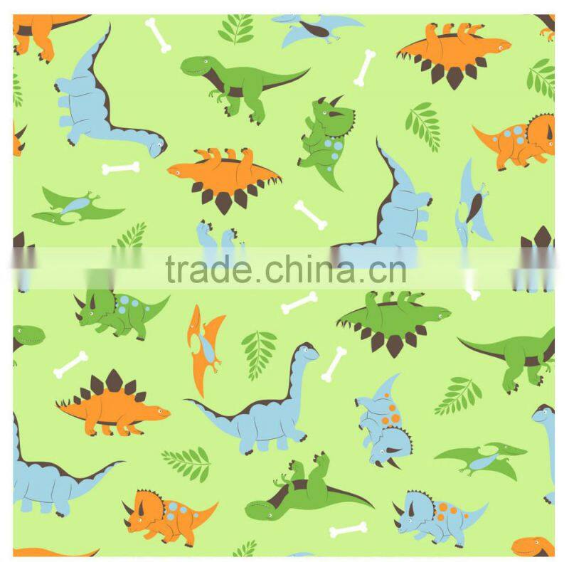 Newest lovely cartoon design of printed tablecloth wuth staright/wave edge