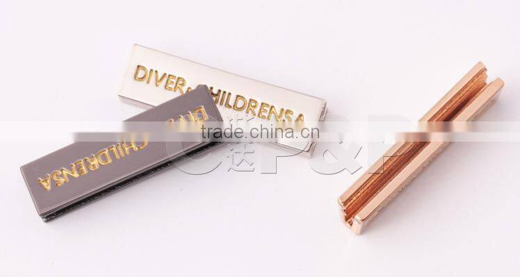 Square durable metal garment clips for suit