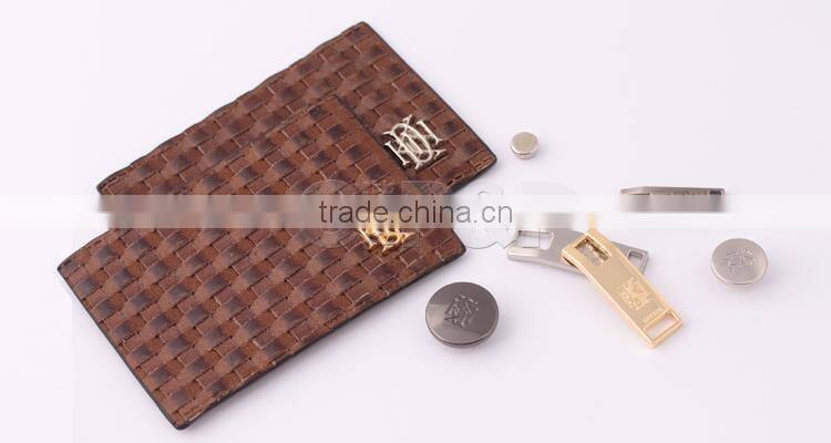 Good plating own logo of metal zipper puller