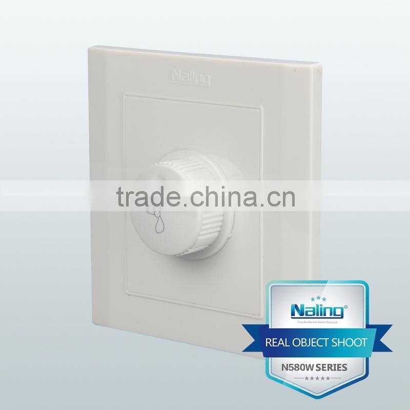 Best Quality Wenzhou supplier pure white regulator, wall electric fan dimmer switch