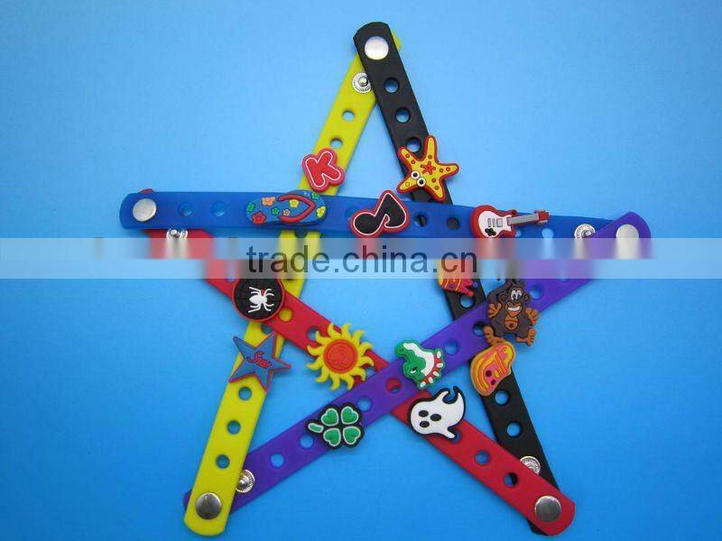 2014 Brazil world cup products fans products silicone charms bracelet