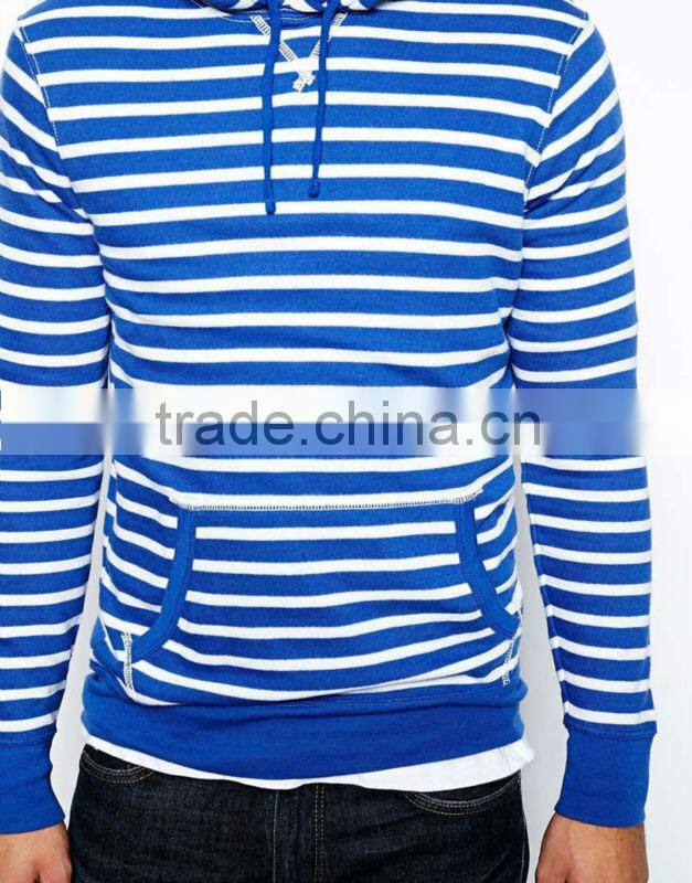 2014 stylish cheap striped pullover hoodies for men